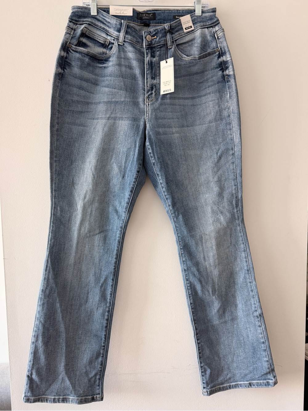 Judy Blue Light Blue Boot Cut Mid Rise Women’s Jeans Plus Size 16W Stretch